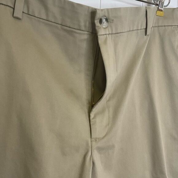 Care 301 Men’s 42 X 32 Tan Khaki Dress Pants Relaxed Fit Casual Stretch - Picture 9 of 15